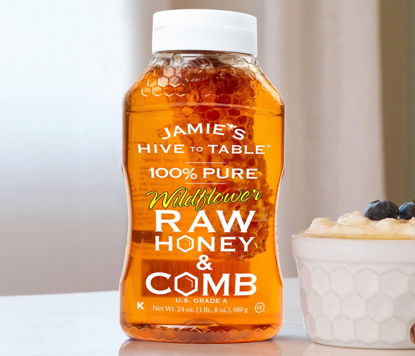 Wildflower Honey with Comb